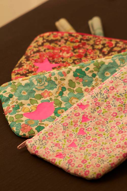 Trousses matelassées liberty