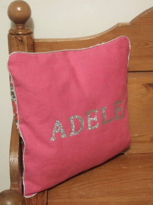 Coussin lin à personnaliser