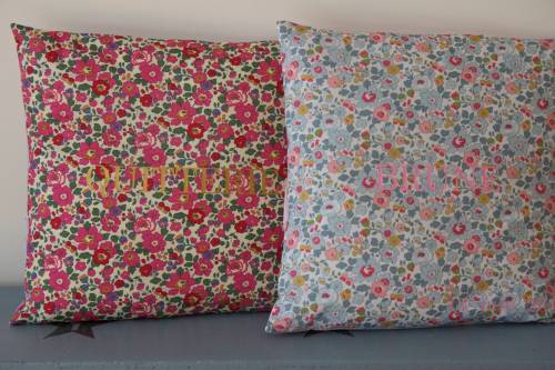 Coussin liberty personnalisé