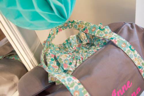 Sac polochon liberty betsy turquoise