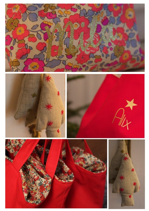 Méli-mélo en rouge et doré