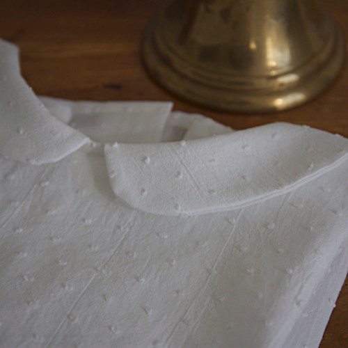 Blouse plumetis citronille